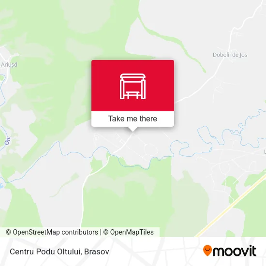 Centru Podu Oltului map