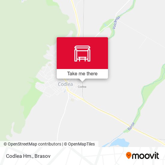 Codlea Hm. map