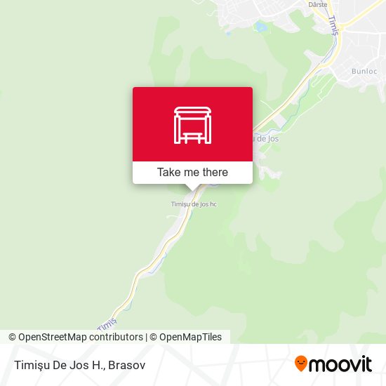 Timişu De Jos H. map
