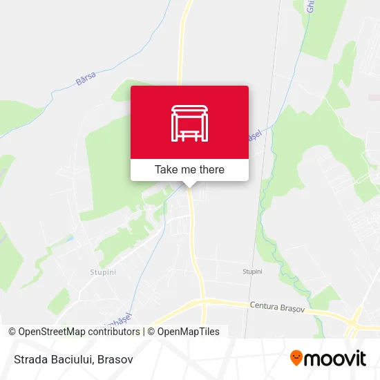 Strada Baciului map
