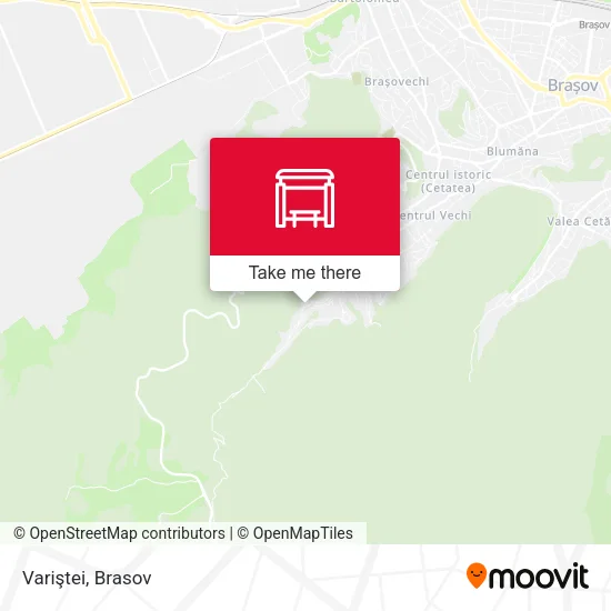 Variştei map
