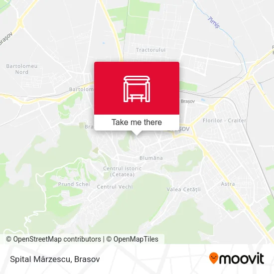 Spital Mârzescu map