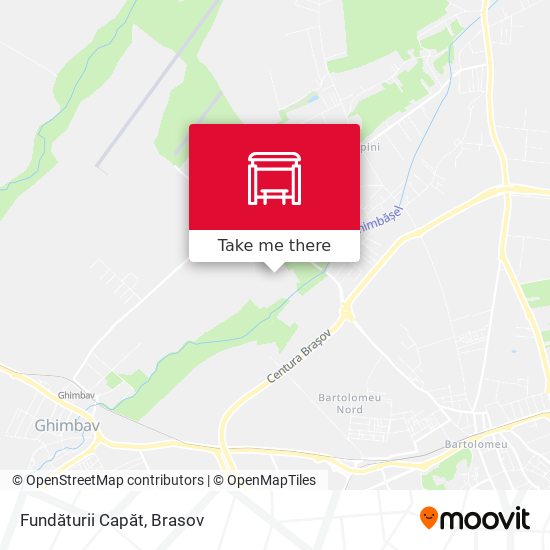 Fundăturii Capăt map
