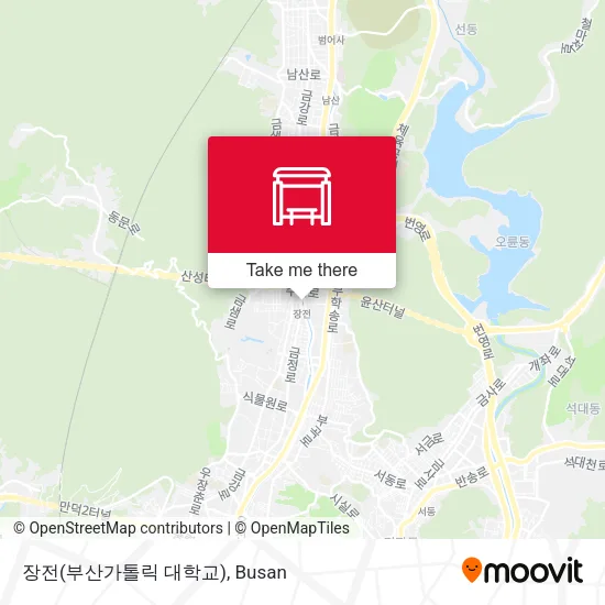 장전(부산가톨릭 대학교) map