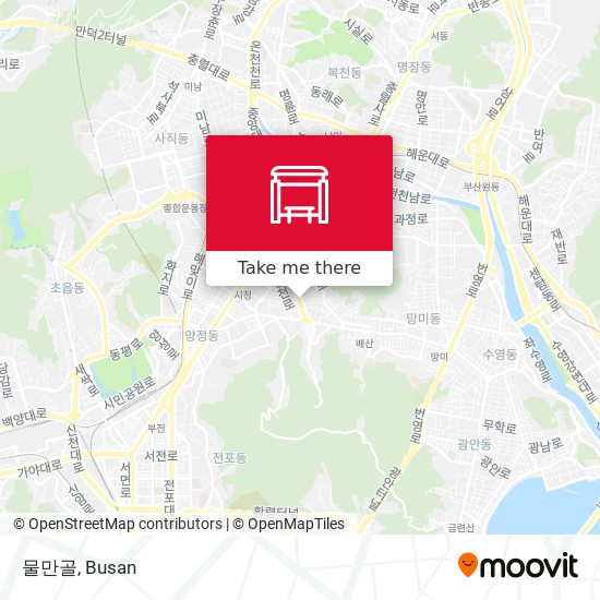 물만골 map