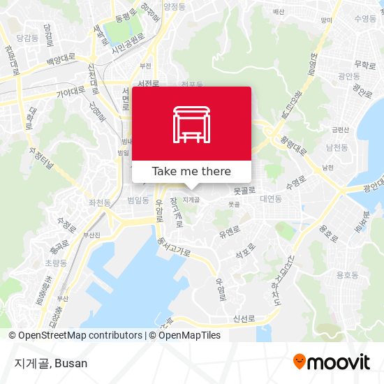 지게골 map