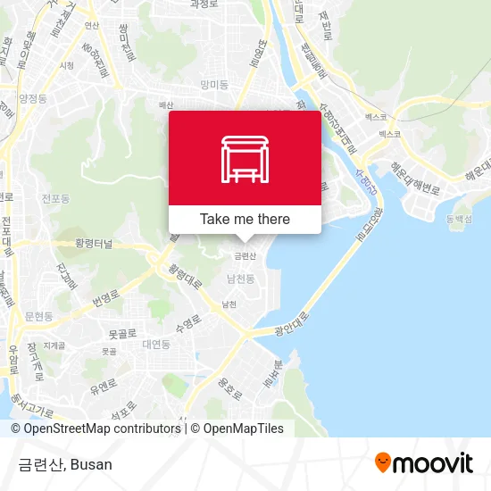 금련산 map