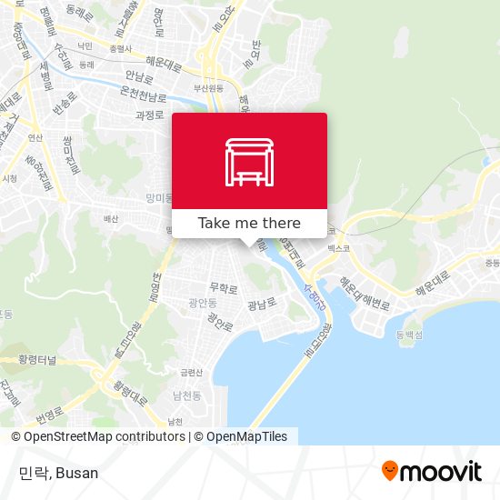 민락 map
