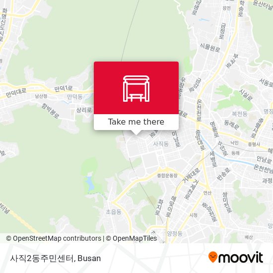 사직2동주민센터 map