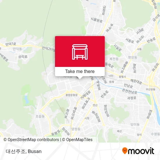 대선주조 map
