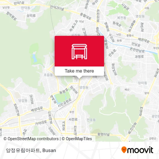 양정유림아파트 map