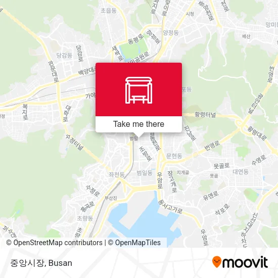 중앙시장 map