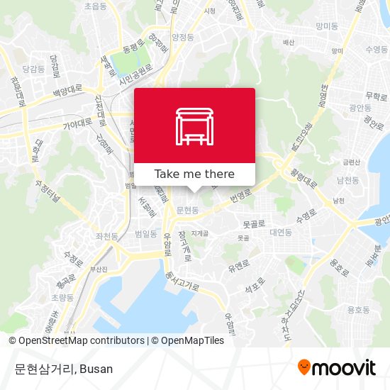 문현삼거리 map