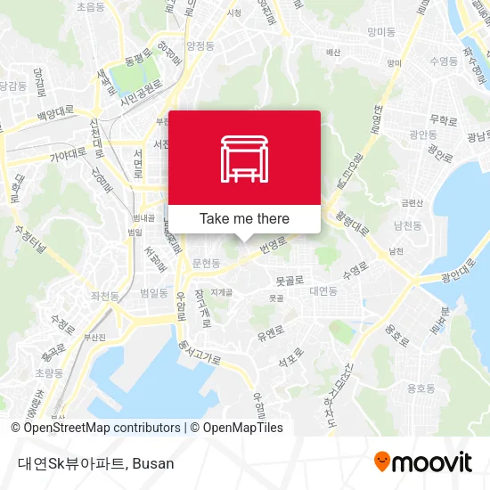 대연Sk뷰아파트 map