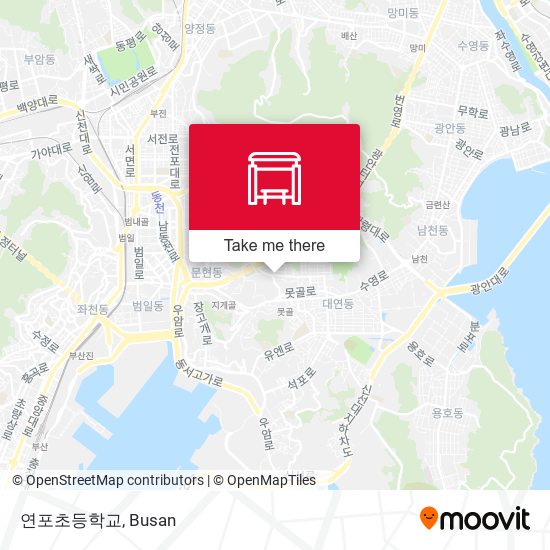 연포초등학교 map