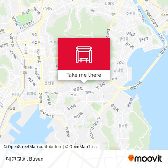 대연교회 map