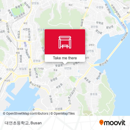 대연초등학교 map