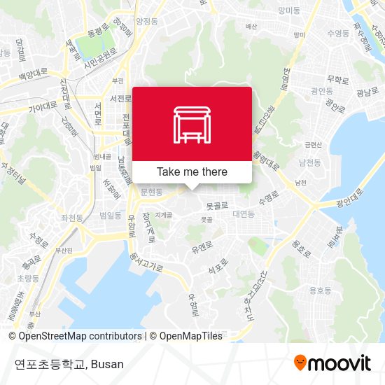연포초등학교 map