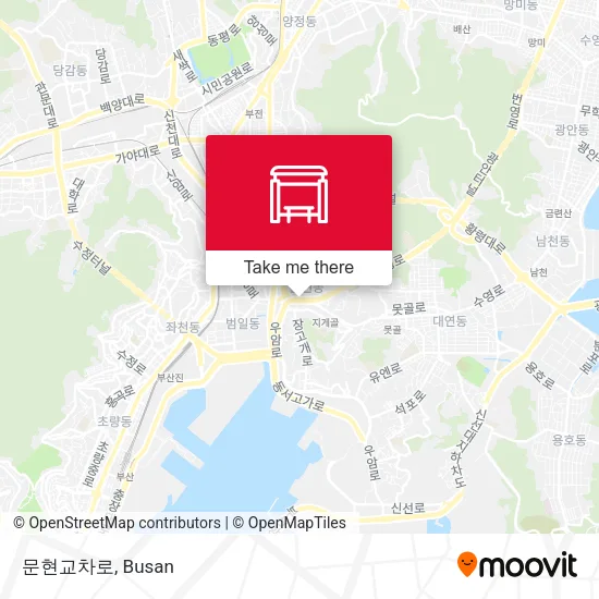 문현교차로 map