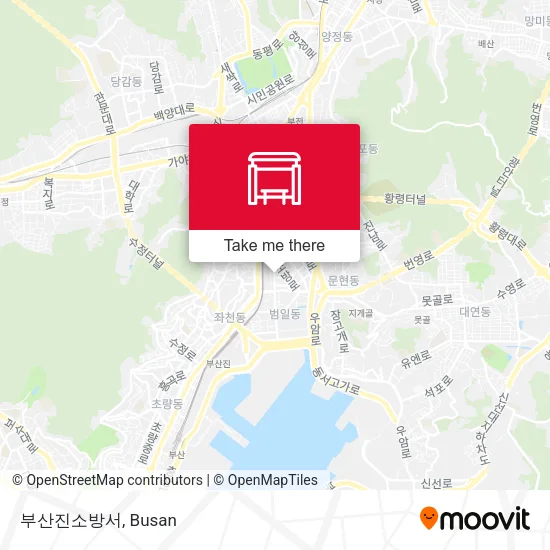 부산진소방서 map