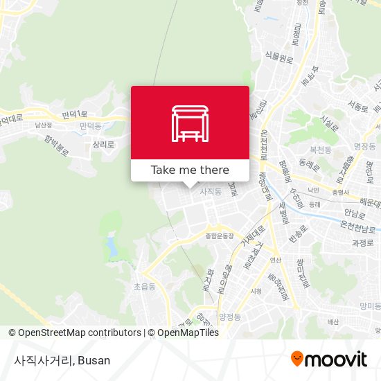 사직사거리 map