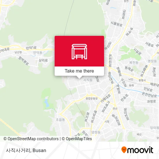 사직사거리 map