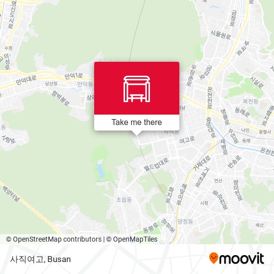 사직여고 map