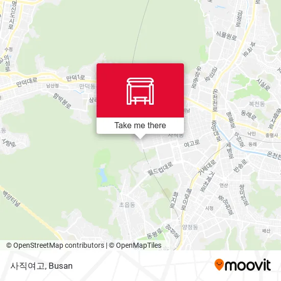 사직여고 map