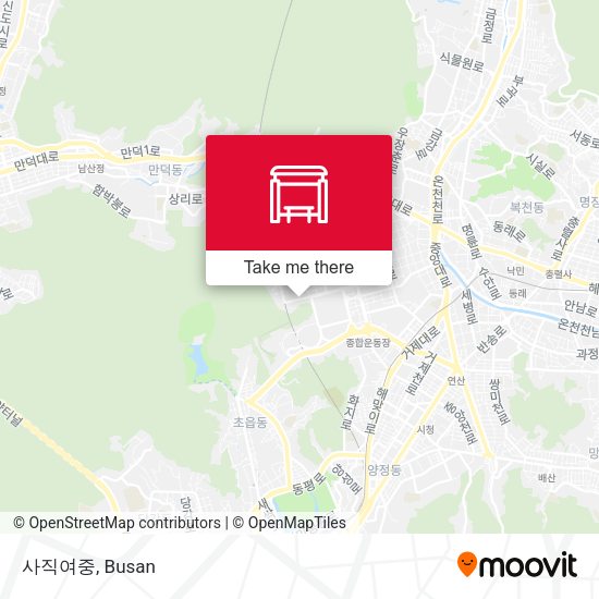 사직여중 map