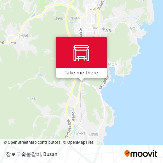 장보고숯불갈비 map