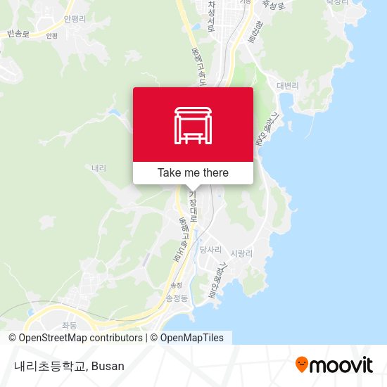 내리초등학교 map