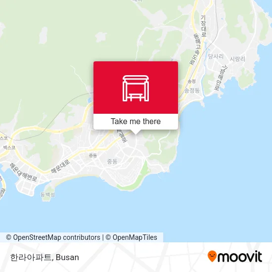 한라아파트 map