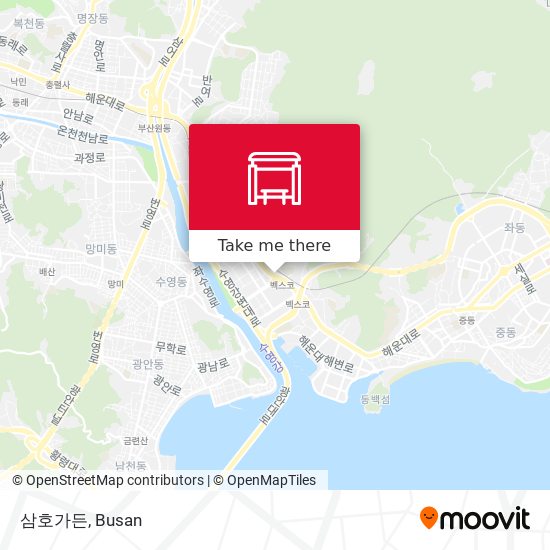 삼호가든 map