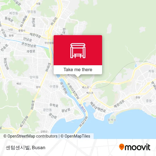 센텀센시빌 map