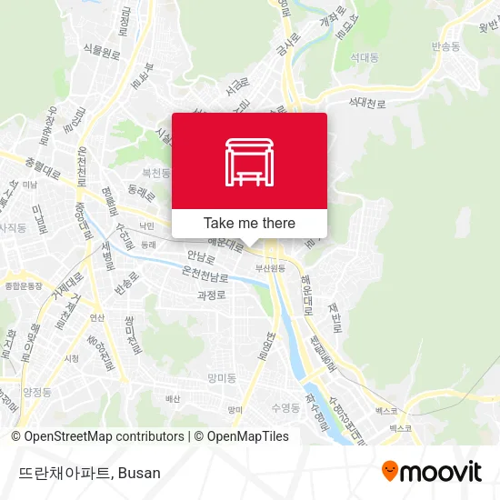 뜨란채아파트 map