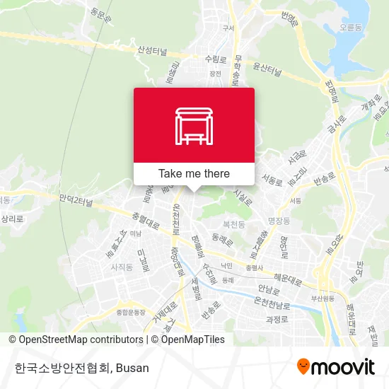 한국소방안전협회 map
