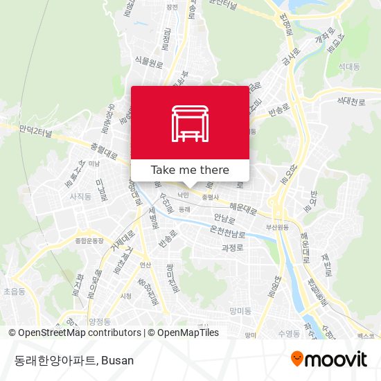 동래한양아파트 map