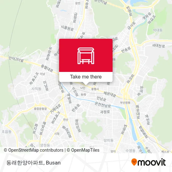 동래한양아파트 map