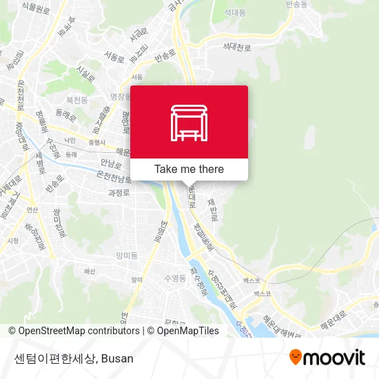 센텀이편한세상 map
