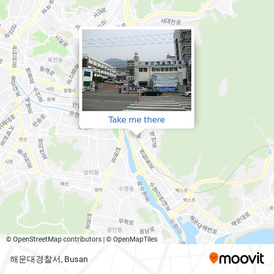 해운대경찰서 map