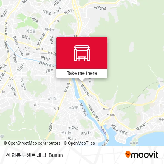 센텀동부센트레빌 map