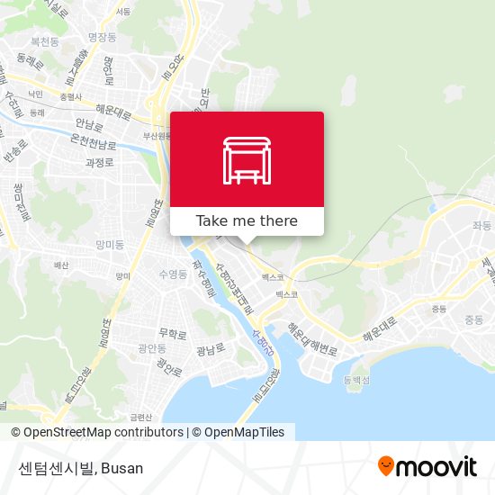 센텀센시빌 map