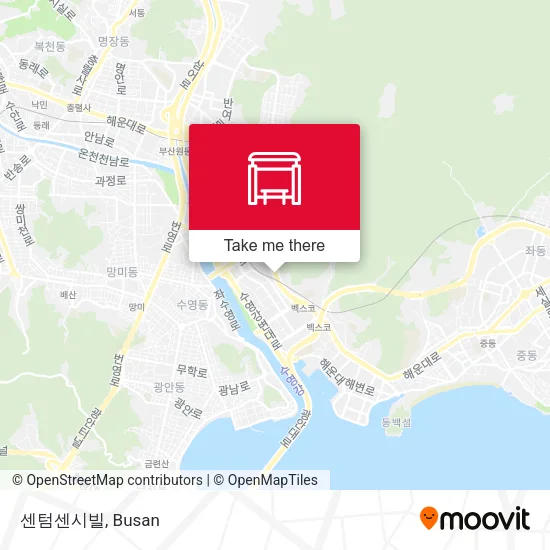 센텀센시빌 map