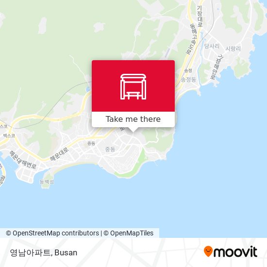 영남아파트 map