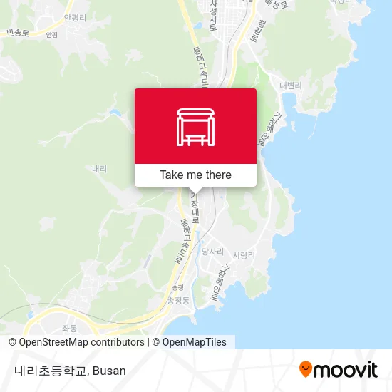 내리초등학교 map