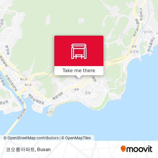 코오롱아파트 map