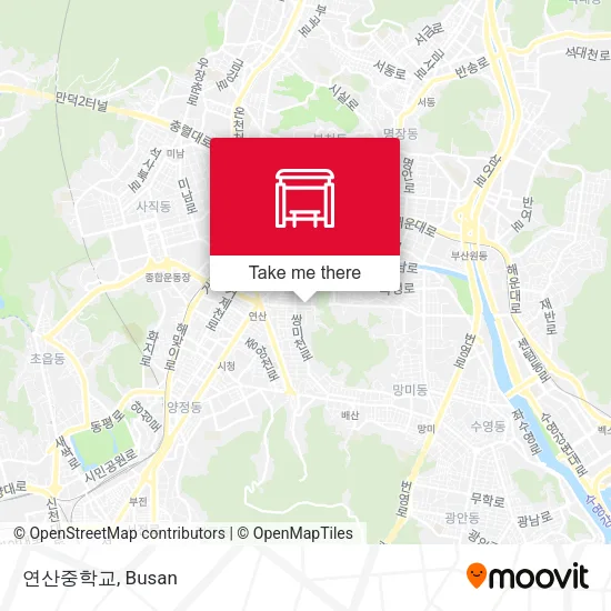 연산중학교 map