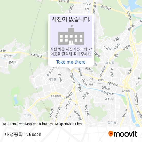 내성중학교 map