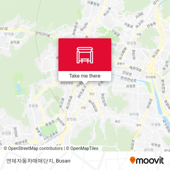 연제자동차매매단지 map