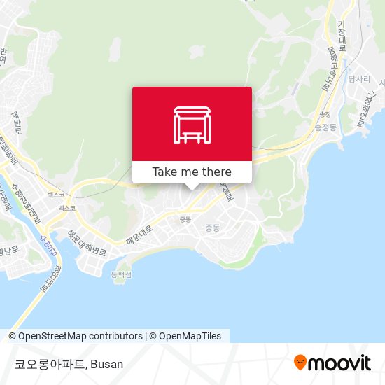 코오롱아파트 map